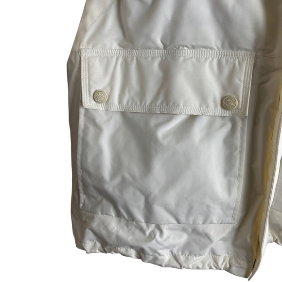 ERMENEGILDO ZEGNA Yachting Microtene 10000 Men’s White Down Jacket Size S Hooded - Picture 2 of 11